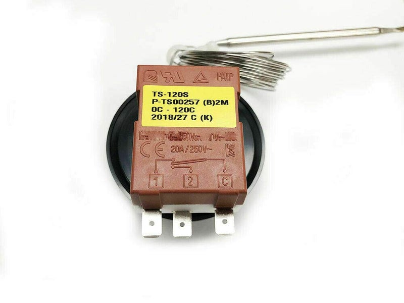 MACHSWON Capillary Car Thermostat, TS-120SR Cooling Radiator Fan Temperature Control Switch, Adjustable 0-120Â°C Heating/Cooling - Image 5
